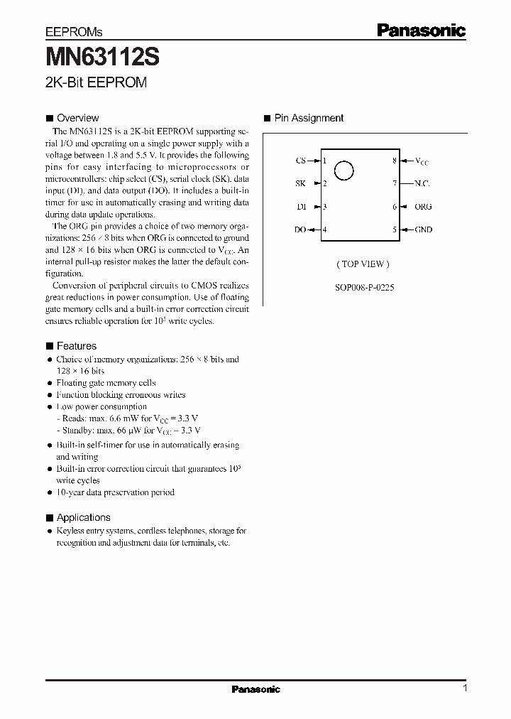 MN63112S_1092455.PDF Datasheet