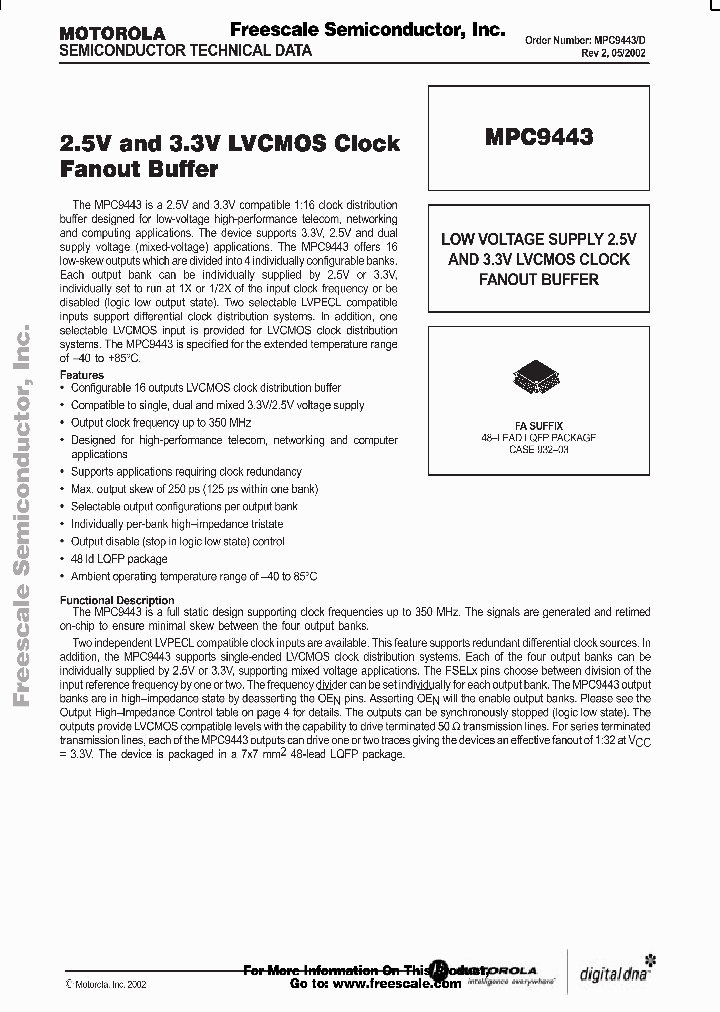 MPC9443_1049362.PDF Datasheet