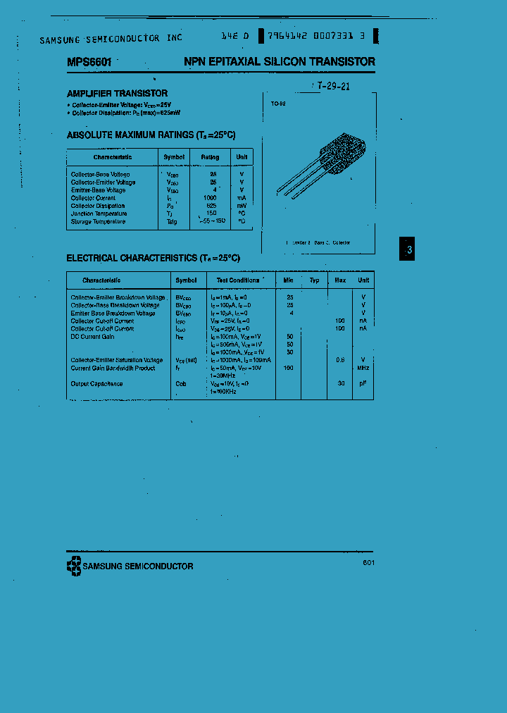 MPS6601_1282724.PDF Datasheet