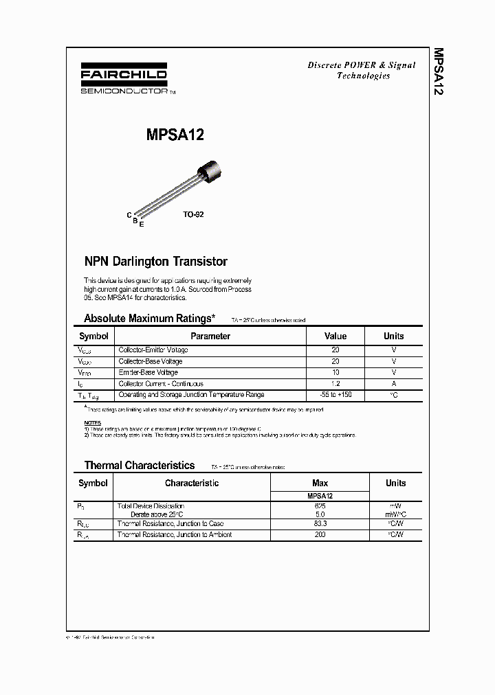 MPSA12_1282766.PDF Datasheet