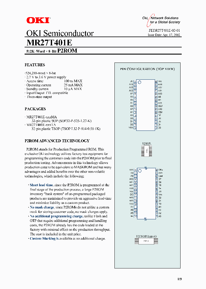 MR27T401E-XXXTA_1283274.PDF Datasheet