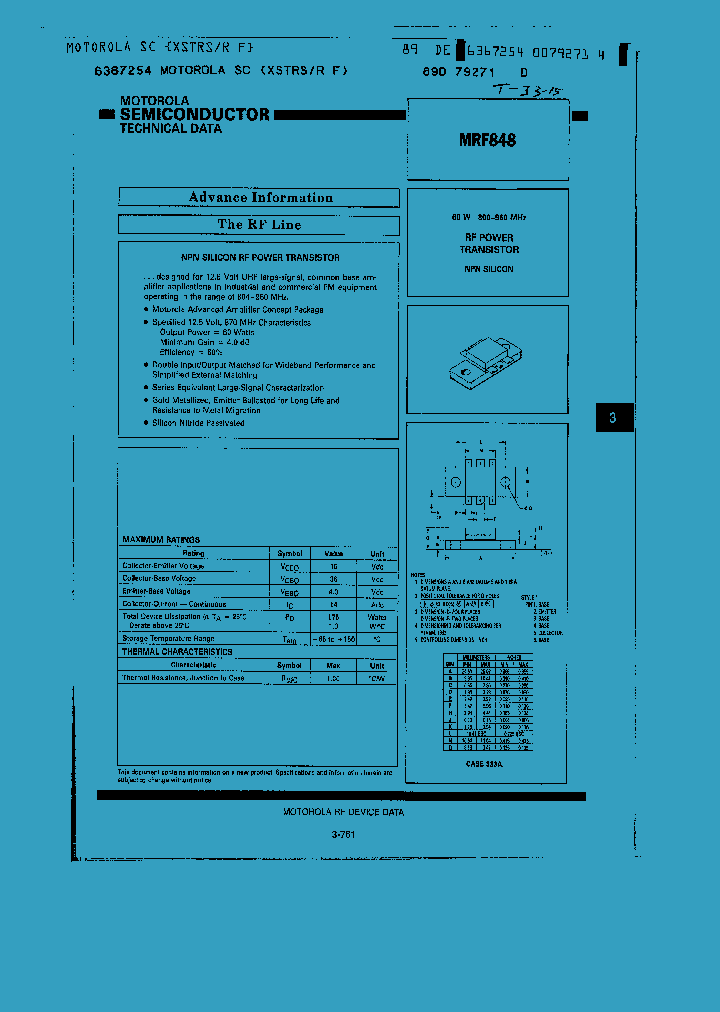 MRF848_1059354.PDF Datasheet