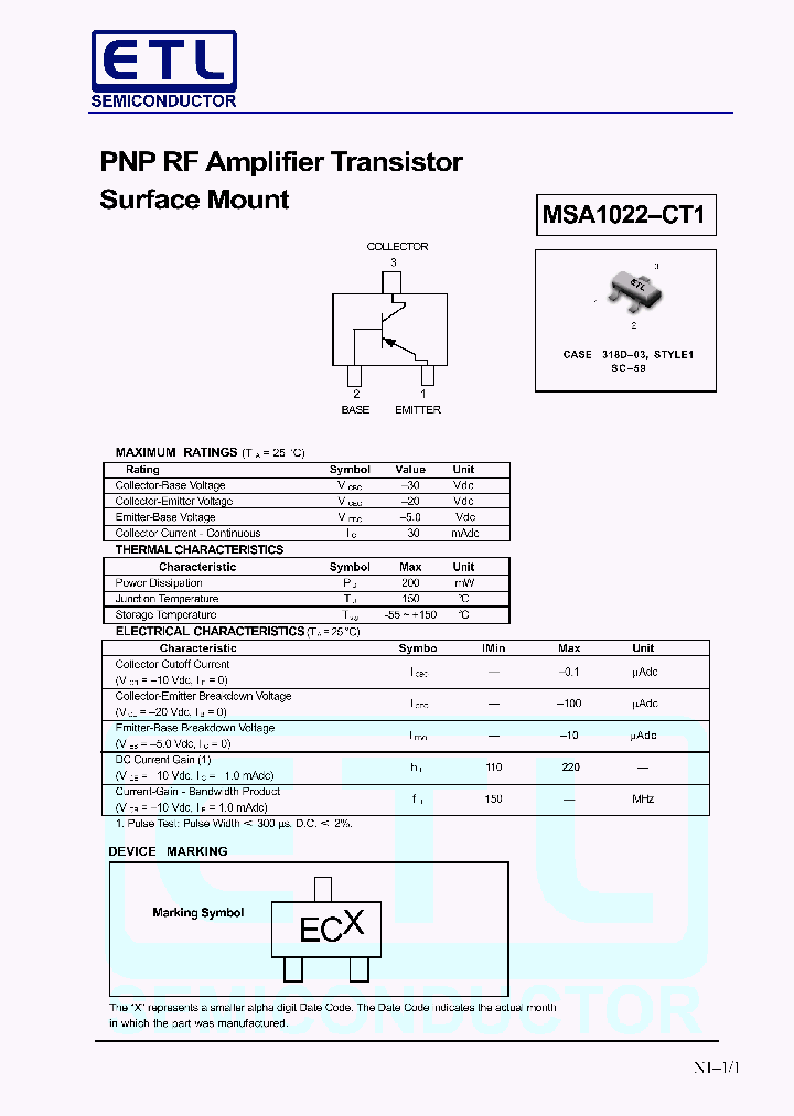 MSA1022-CT1_1283989.PDF Datasheet