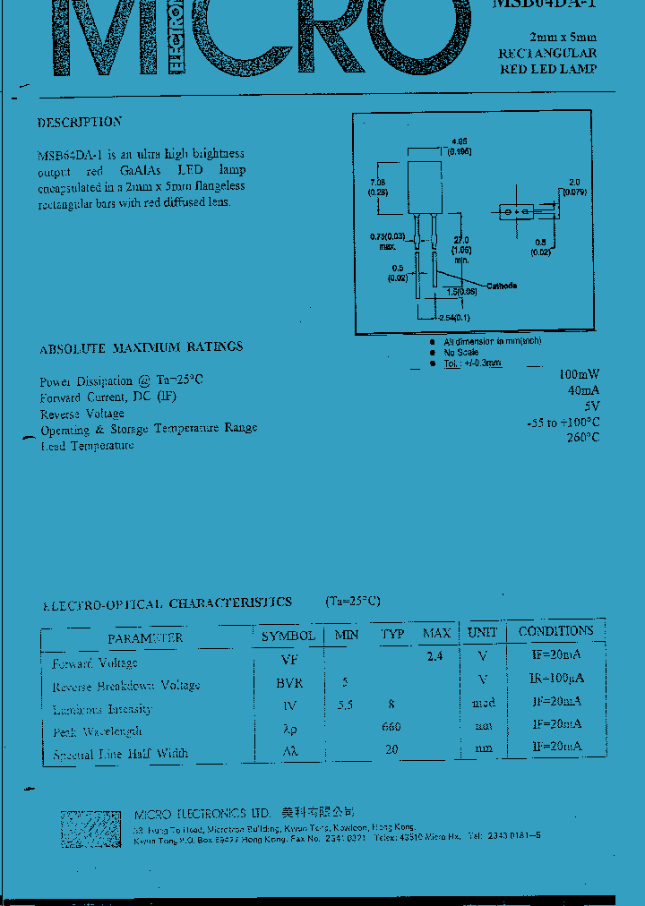 MSB64DA-1_1284115.PDF Datasheet