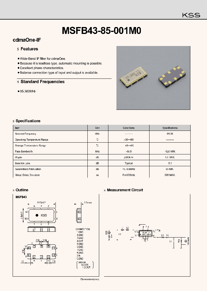 MSFB43-85-001M0_1284322.PDF Datasheet