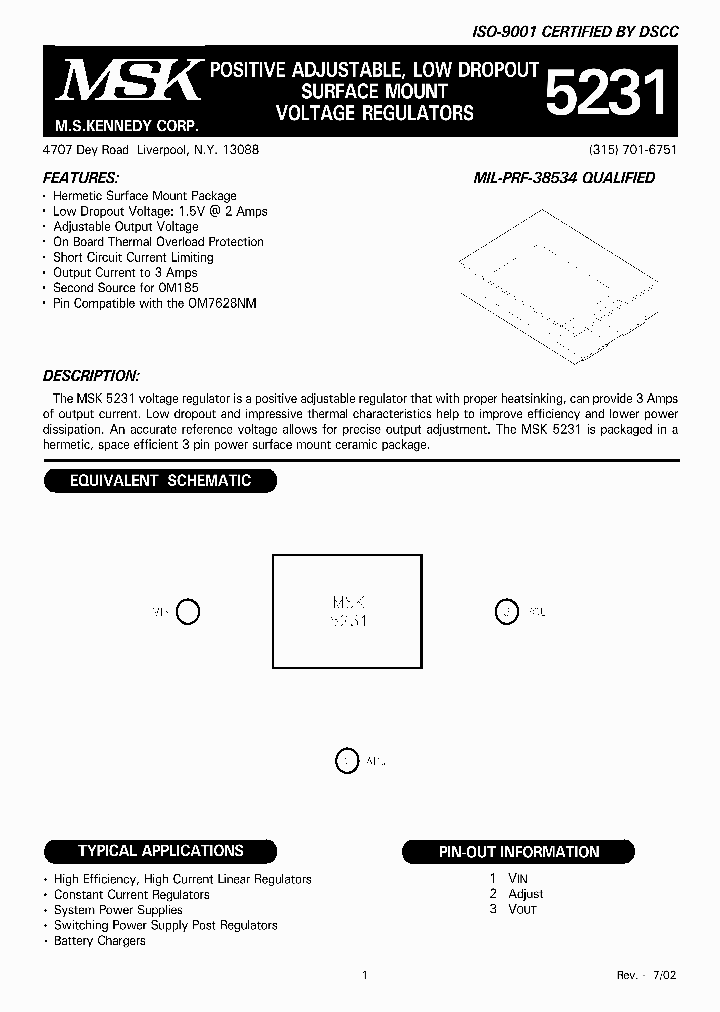 MSK5231H_1284450.PDF Datasheet