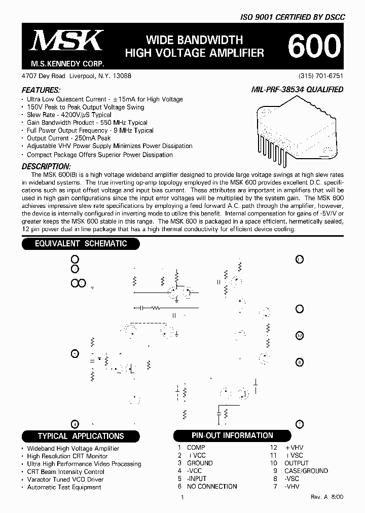 MSK600_1119762.PDF Datasheet