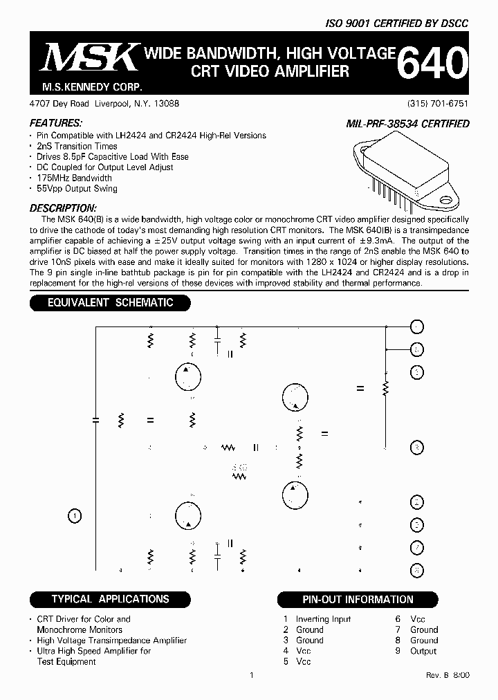 MSK640B_1284466.PDF Datasheet