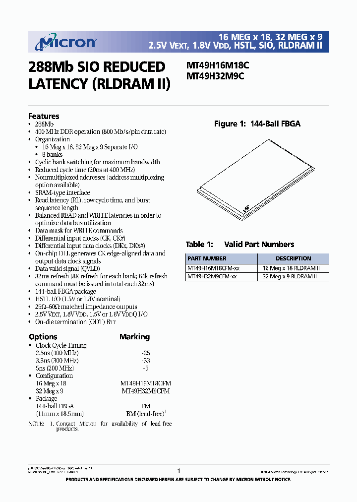 MT49H32M9CFM-XX_1285135.PDF Datasheet