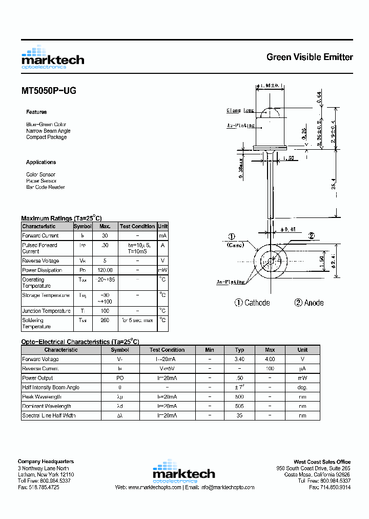 MT5050P-UG_1285173.PDF Datasheet