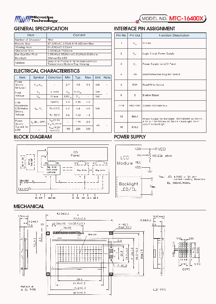 MTC-16400X_1285585.PDF Datasheet