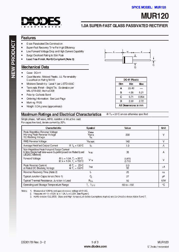 MUR120-A_1116884.PDF Datasheet