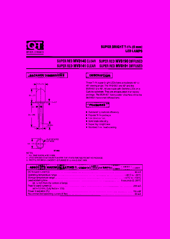 MV8191_1286352.PDF Datasheet