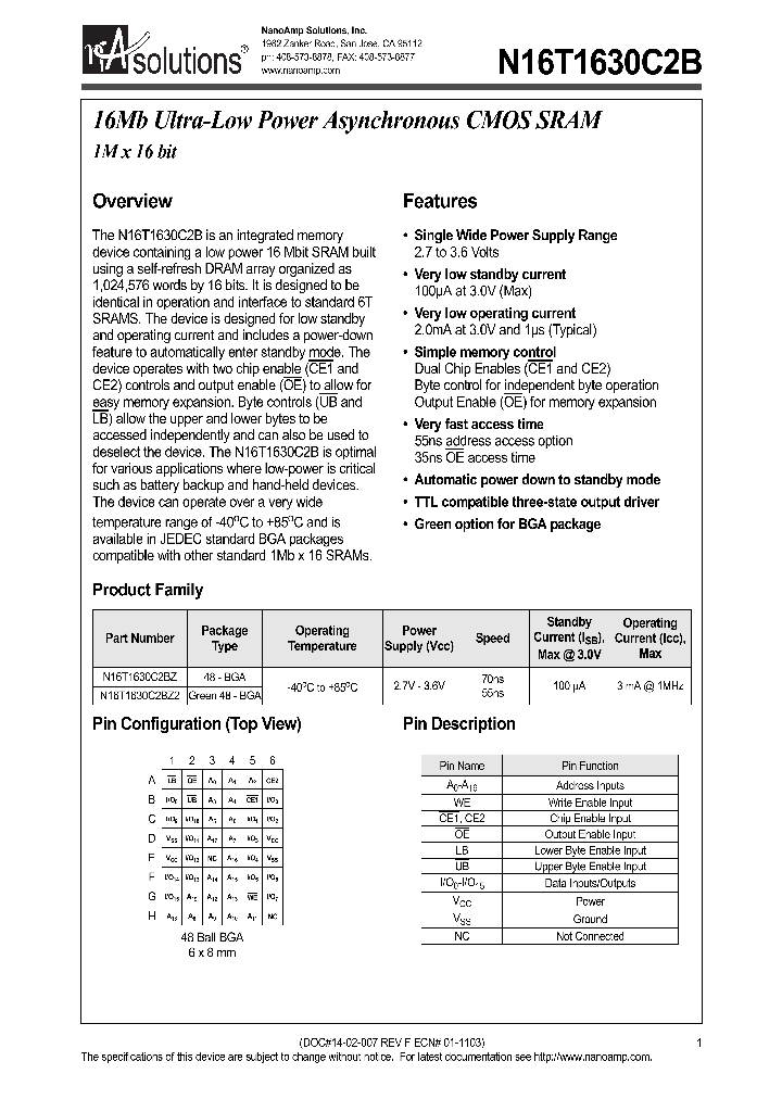 N16T1630C2BZ2-70_1287065.PDF Datasheet