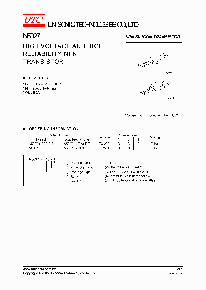 N5027L-X-TF3-F-T_1287096.PDF Datasheet