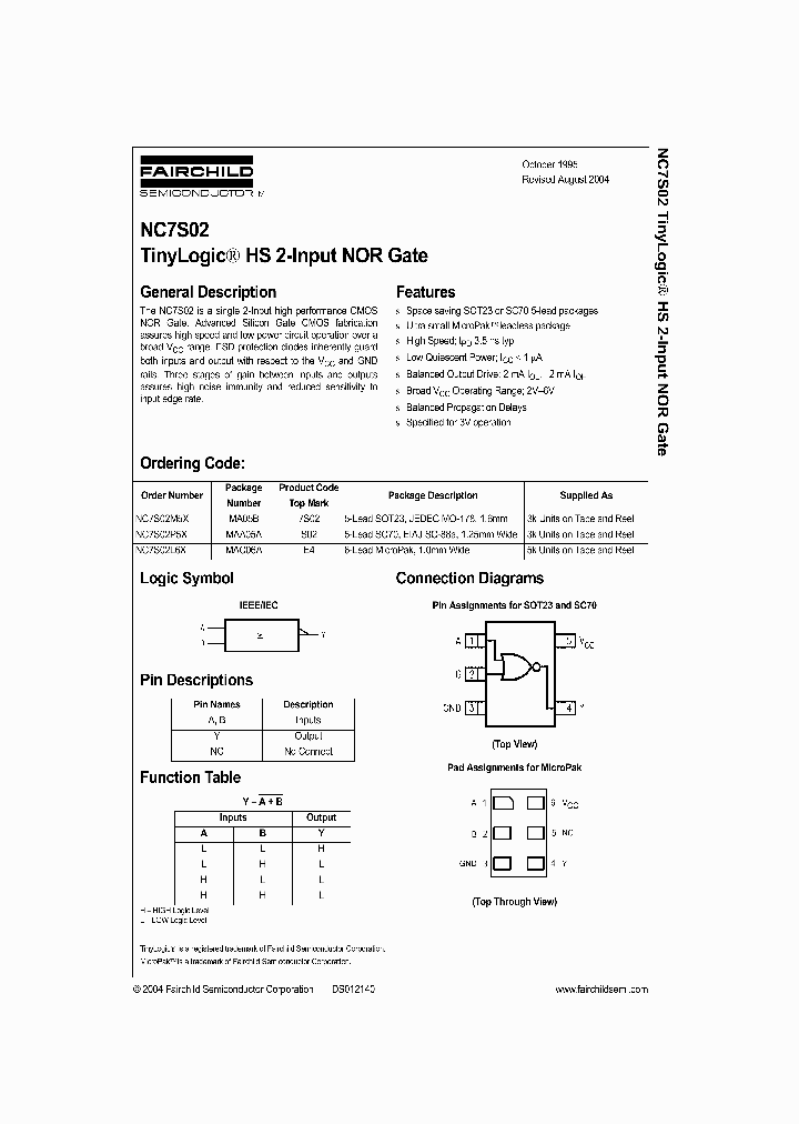 NC7S02L6X_1181634.PDF Datasheet