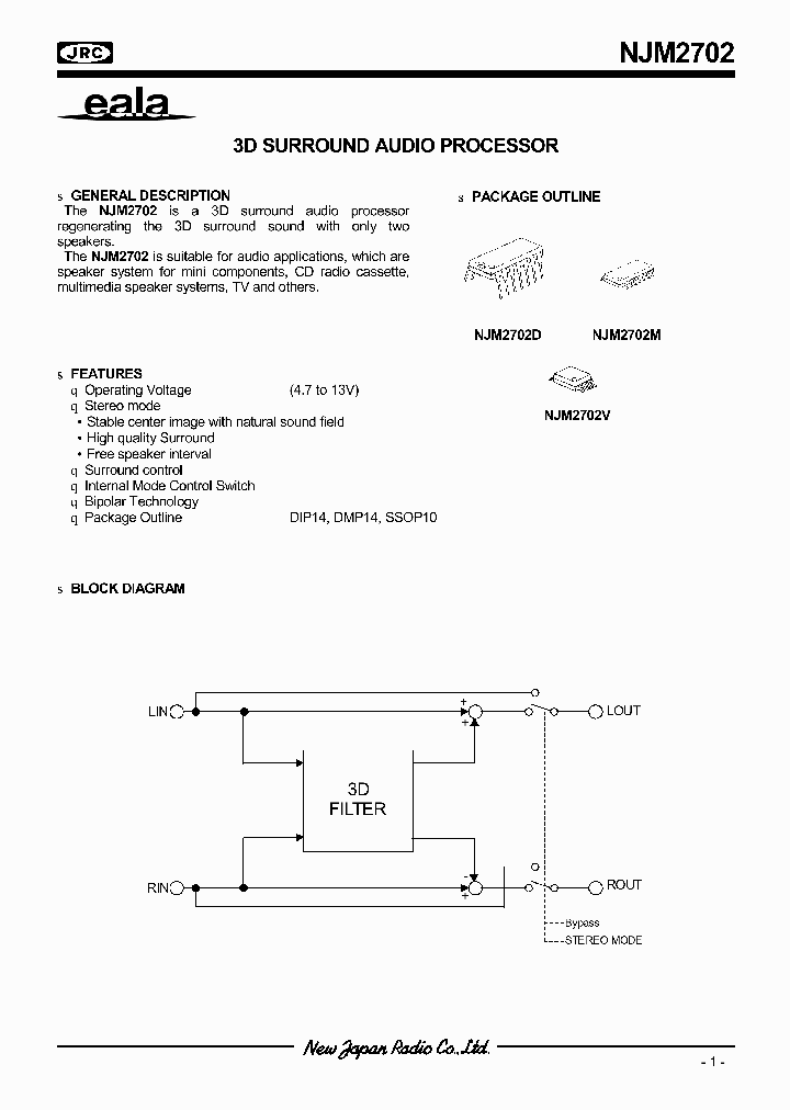 NJM2702_1143394.PDF Datasheet