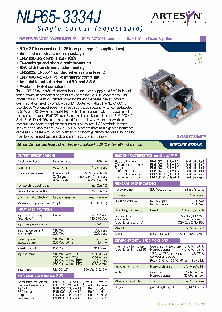 NLP65-3334J_1289441.PDF Datasheet