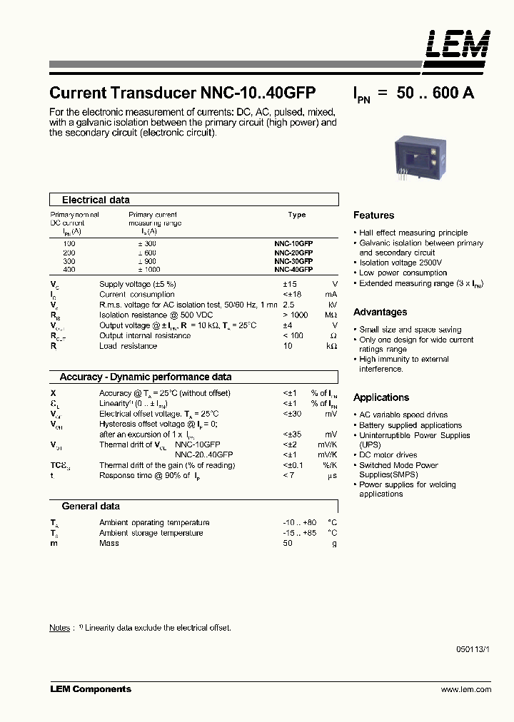 NNC-40GFP_1289553.PDF Datasheet