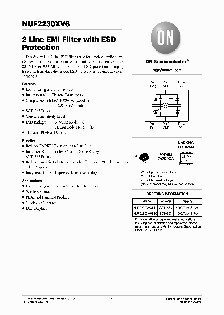 NUF2230XV6_708440.PDF Datasheet