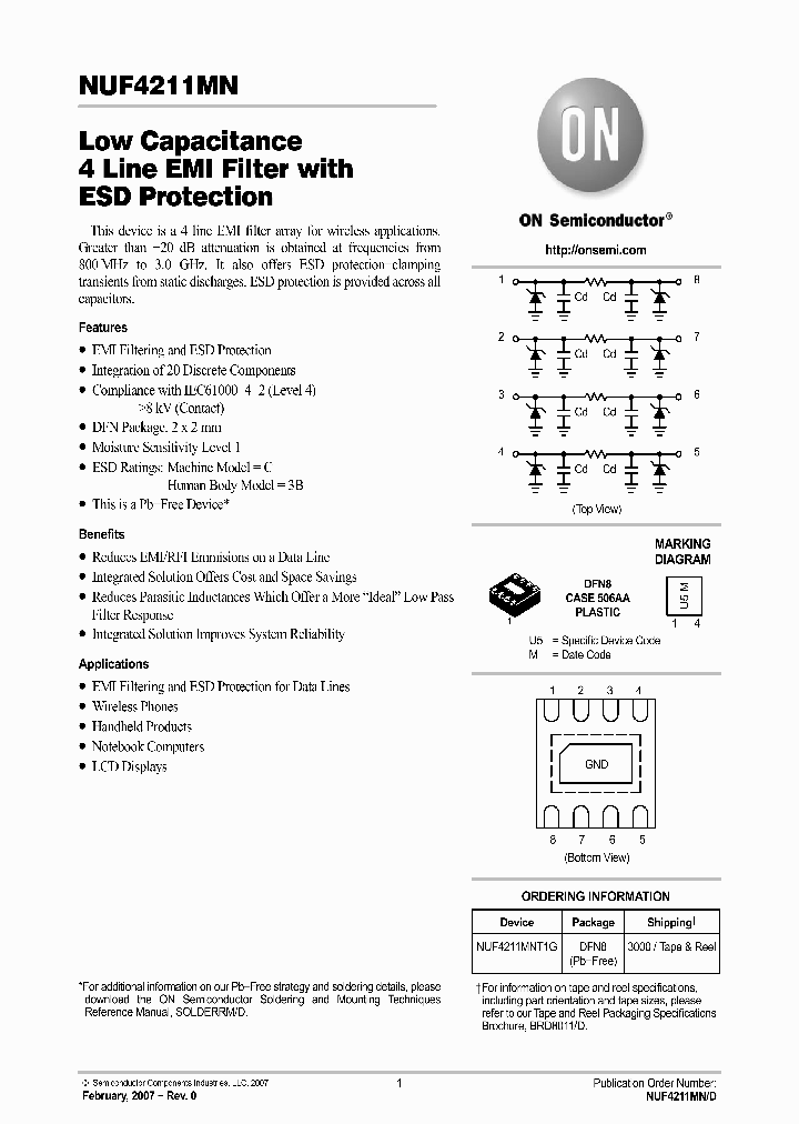 NUF4211MN_1121579.PDF Datasheet