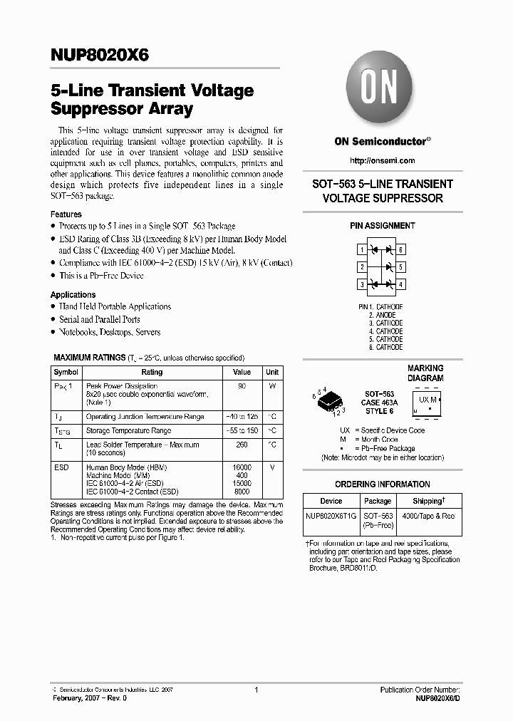 NUP8020X6_1119132.PDF Datasheet