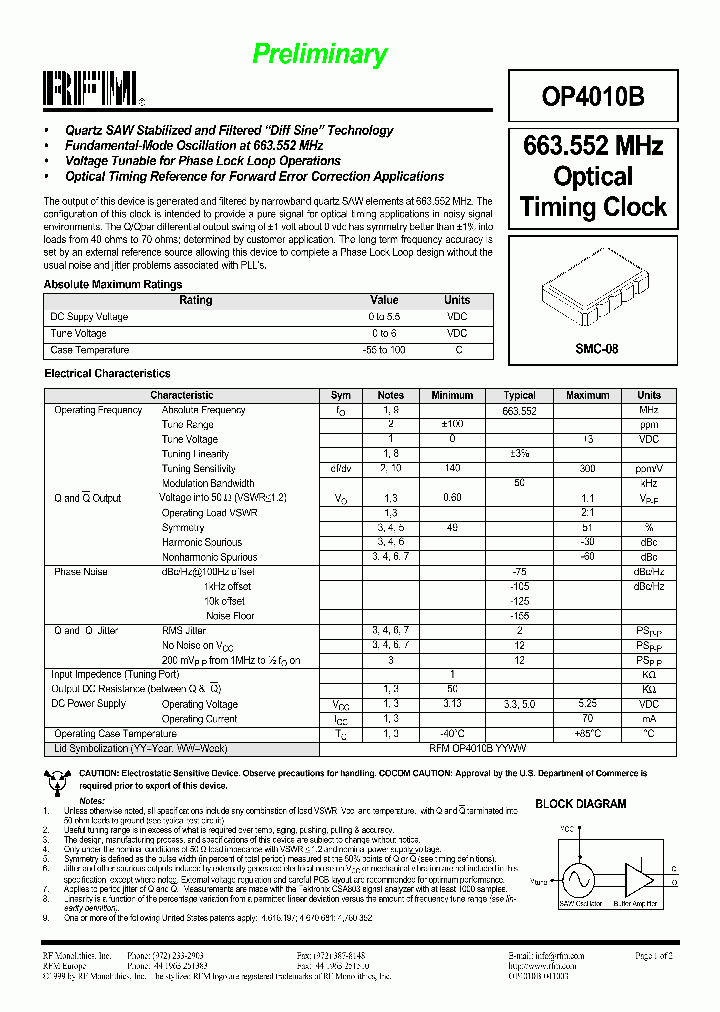 OP4010B_1292110.PDF Datasheet