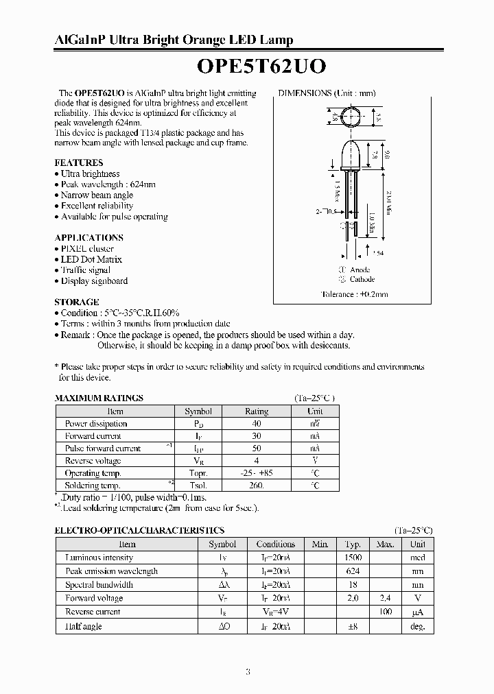 OPE5T62UO_1292423.PDF Datasheet