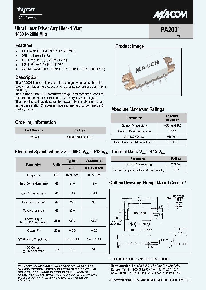 PA2001_1293388.PDF Datasheet