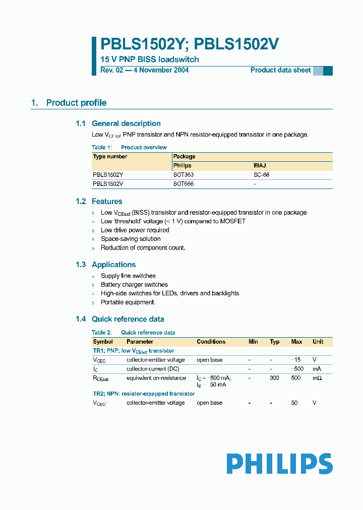 PBLS1502Y_1293713.PDF Datasheet