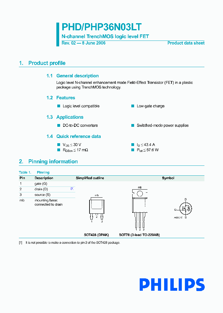 PHP36N03LT_714507.PDF Datasheet