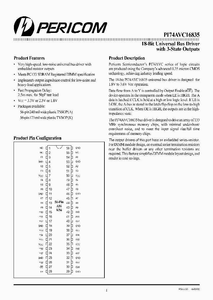 PI74AVC16835K_1295965.PDF Datasheet