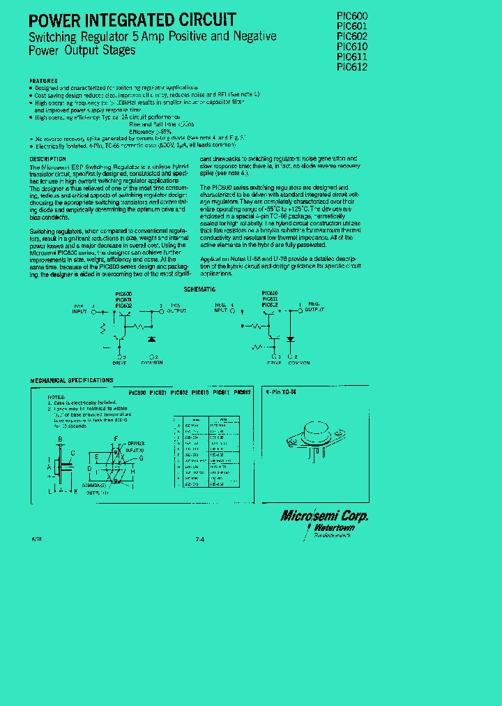 PIC600_1130104.PDF Datasheet