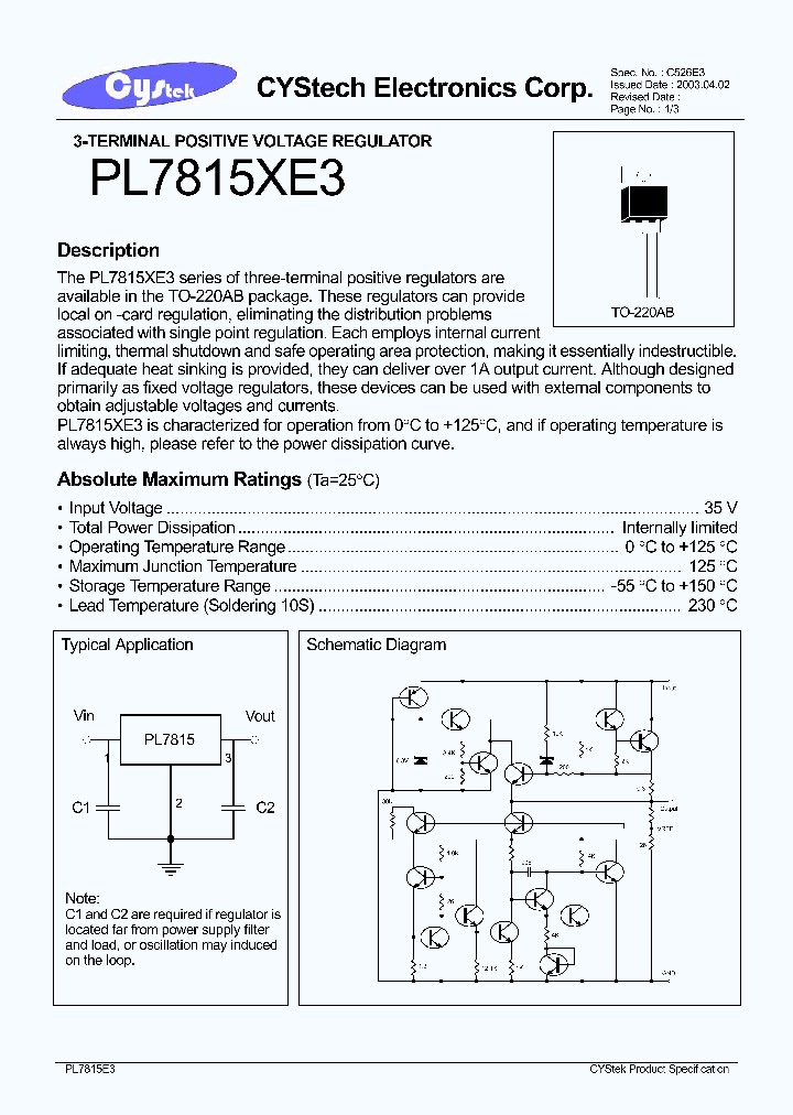 PL7815XE3_1296432.PDF Datasheet