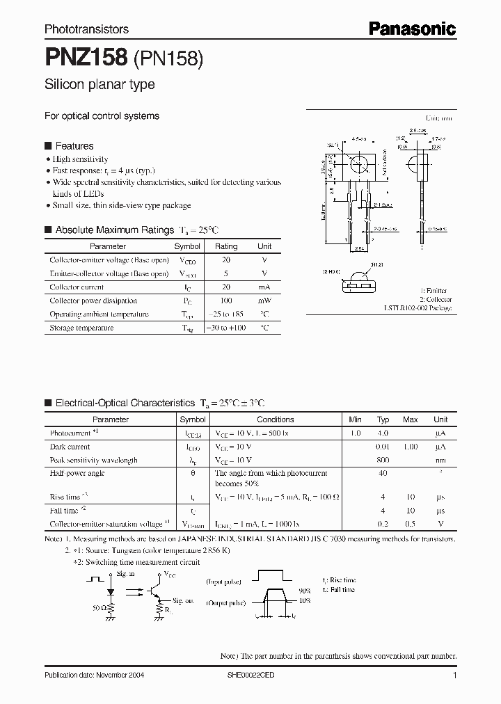 PNZ158_1297203.PDF Datasheet