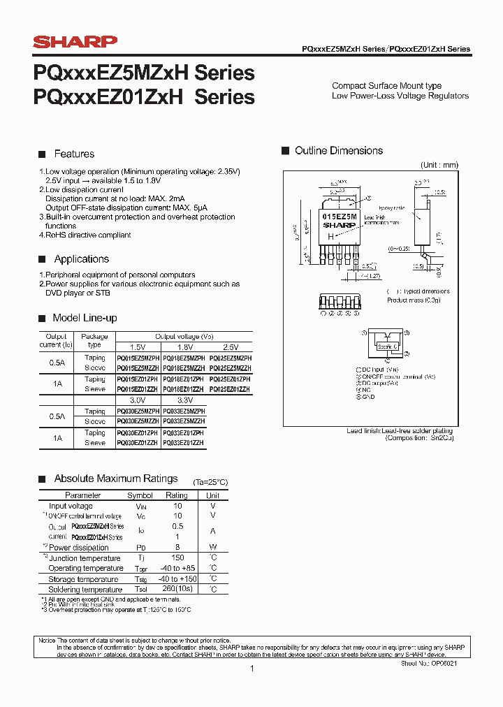 PQ015EZ5MZPH_1106638.PDF Datasheet