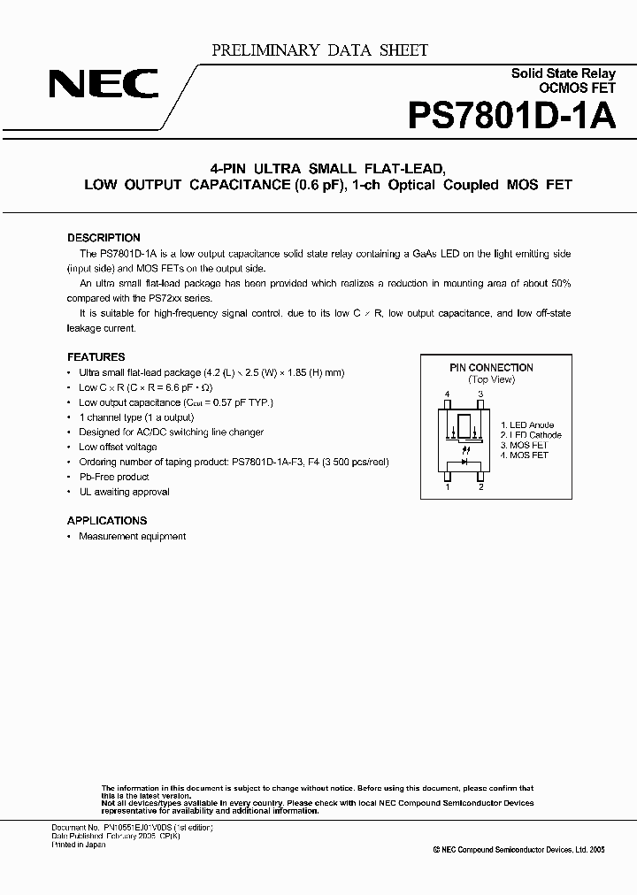 PS7801D-1A-F4_1297711.PDF Datasheet