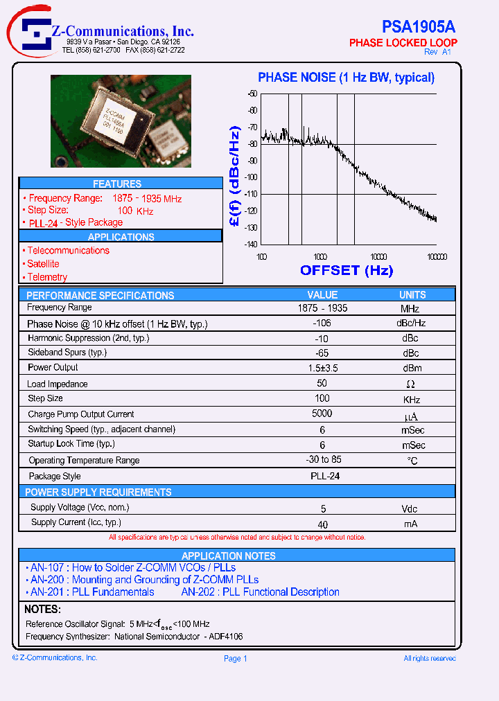 PSA1905A_1297760.PDF Datasheet