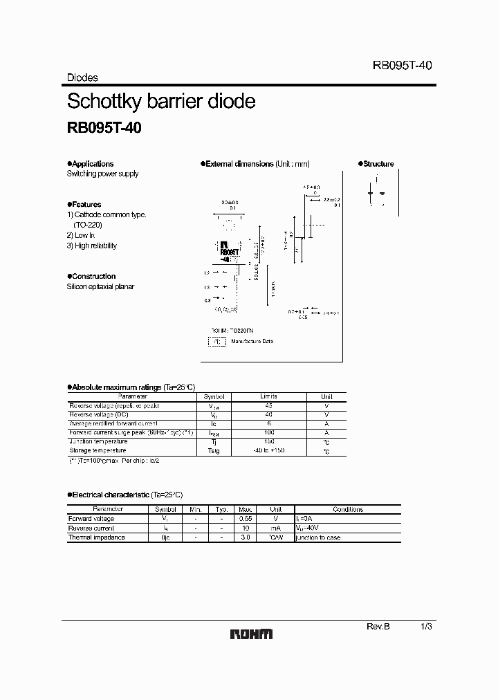 RB095T-40_1300660.PDF Datasheet