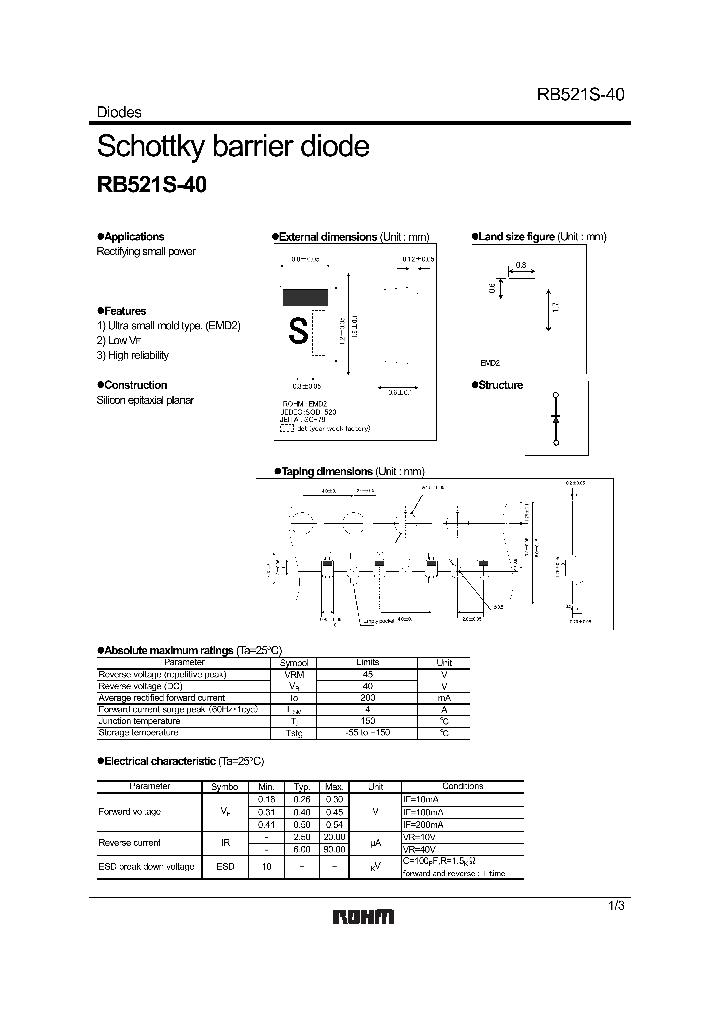 RB521S-40_1300767.PDF Datasheet