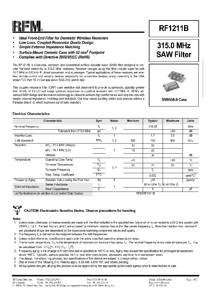 RF1211B_1301179.PDF Datasheet