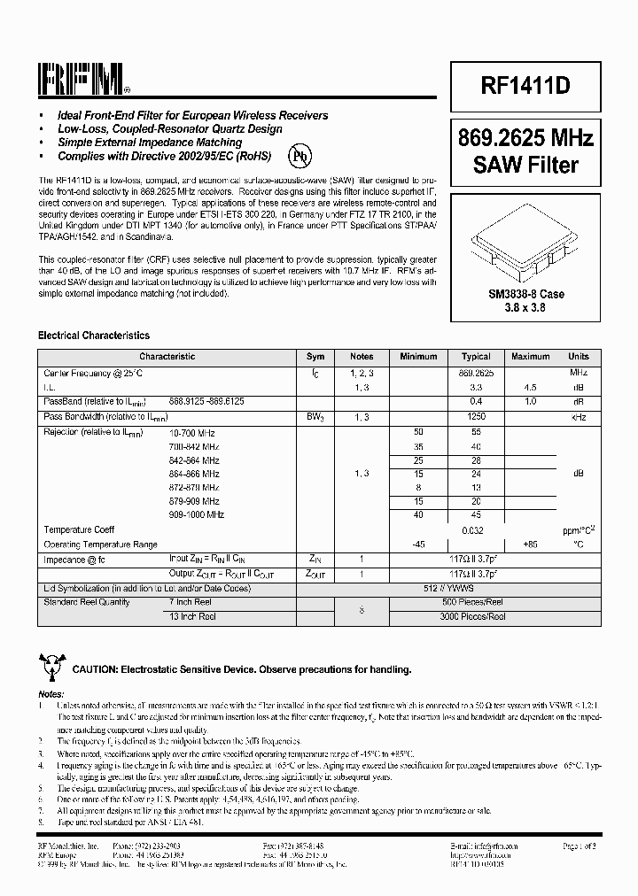 RF1411D_1301205.PDF Datasheet