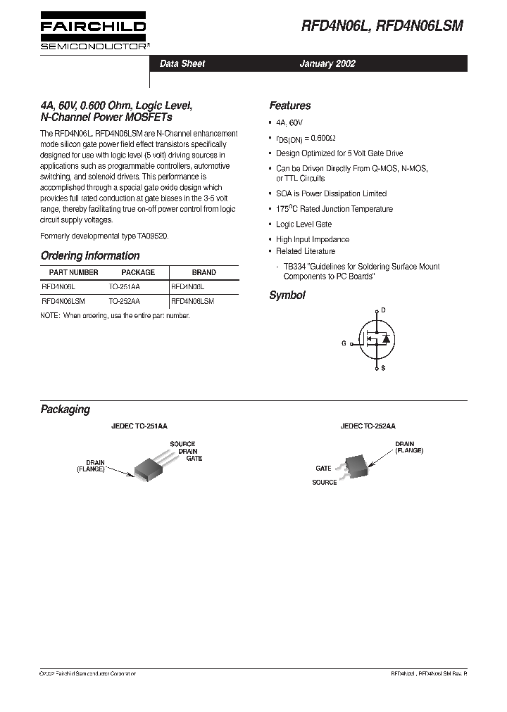 RFD4N06LSM_1301541.PDF Datasheet