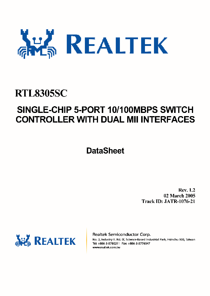 RTL8305SC_1149702.PDF Datasheet