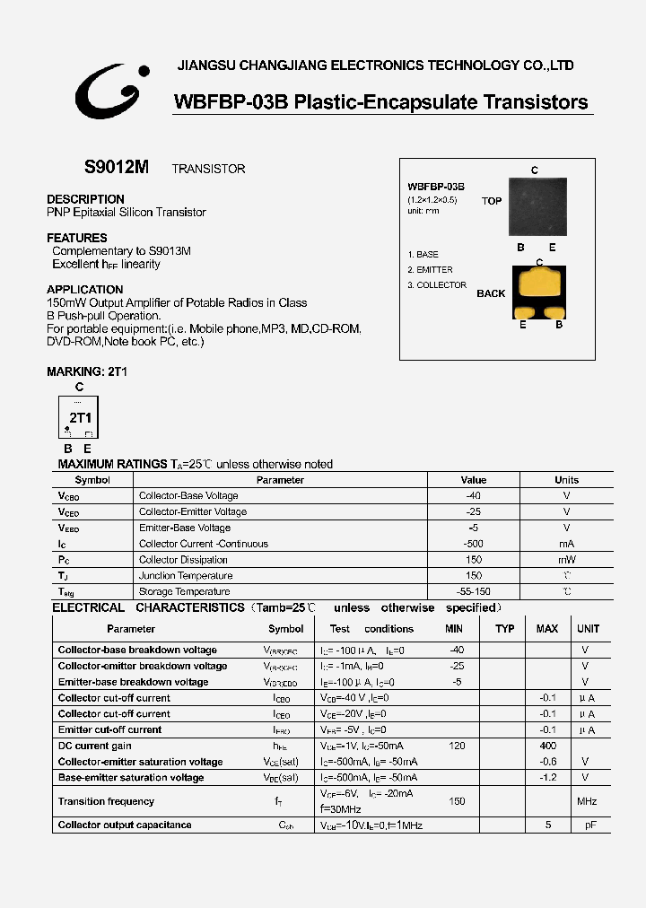 S9012M_1304319.PDF Datasheet