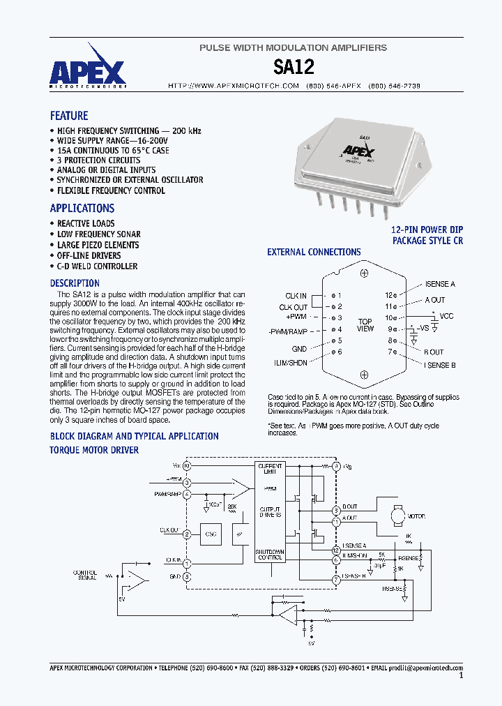 SA12_1304378.PDF Datasheet