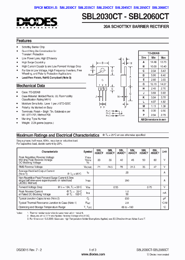 SBL2060CT_1305337.PDF Datasheet