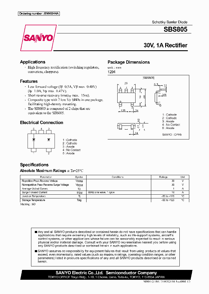 SBS805_1112051.PDF Datasheet