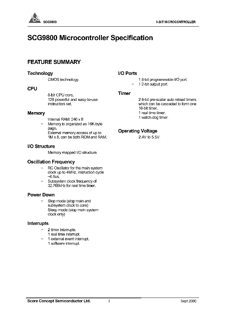 SCG9800_1305908.PDF Datasheet