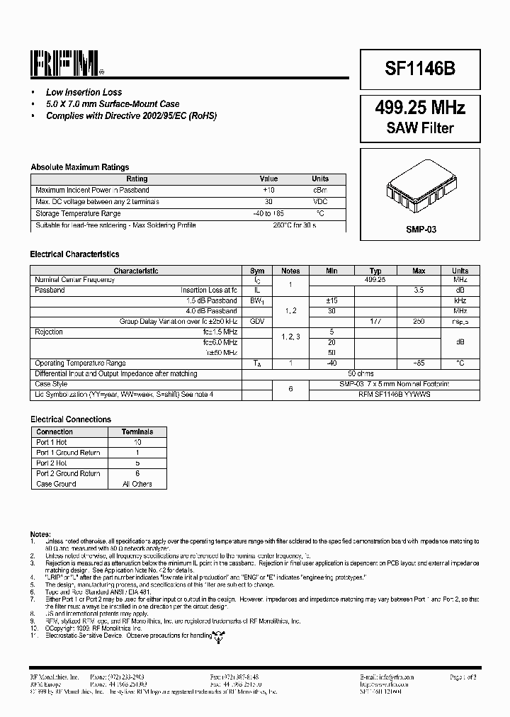 SF1146B_1068920.PDF Datasheet